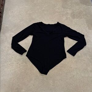 Black Long Sleeve Bodysuit